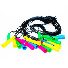 гр Скакалка резинова чорна 21291 (10) довжина 2,4 м. товщина 5 мм. ЦІНА ЗА ЗВ’ЯЗКУ, У ЗВ’ЯЗЦІ 10ШТ “M Toys“