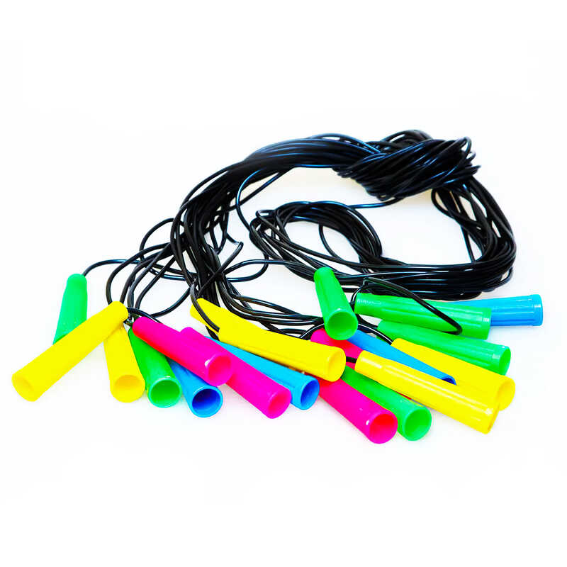 гр Скакалка резинова чорна 21291 (10) довжина 2,4 м. товщина 5 мм. ЦІНА ЗА ЗВ’ЯЗКУ, У ЗВ’ЯЗЦІ 10ШТ “M Toys“