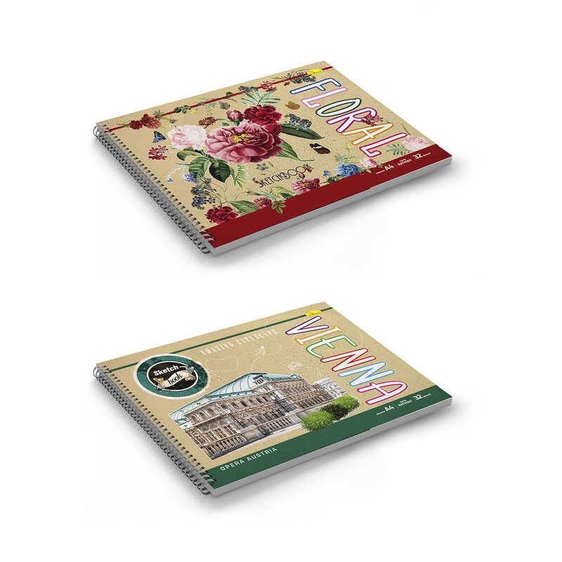 гр Скетч-бук “Крафт“ СБК-А4-32 (16) 32л А4