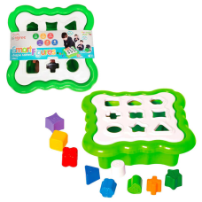 гр Сортер “Розумні фігурки“ (св.зелений) 39521 (5) “Tigres“, 10 елементів, в сітці