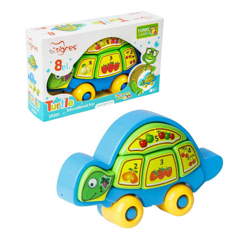 гр Сортер “Черепаха-розумаха“ 39201 (24) “Tigres“, в коробці