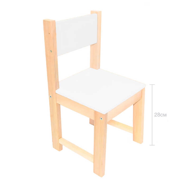 гр Стільчик №28 колір білий (1) “Ігруша“