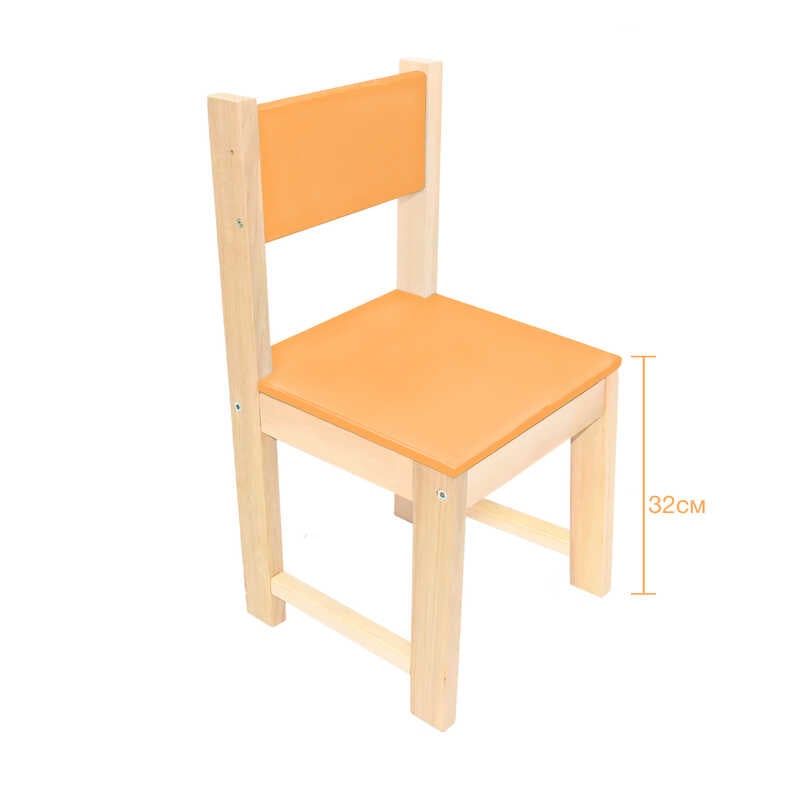 гр Стільчик №32 колір помаранчевий 25114 (1) “Ігруша“