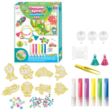 гр Створюй красу “Вітражні прикраси“ 54715 (36) “4FUN Game Club“, фарби, інструменти, стрази, в коробці
