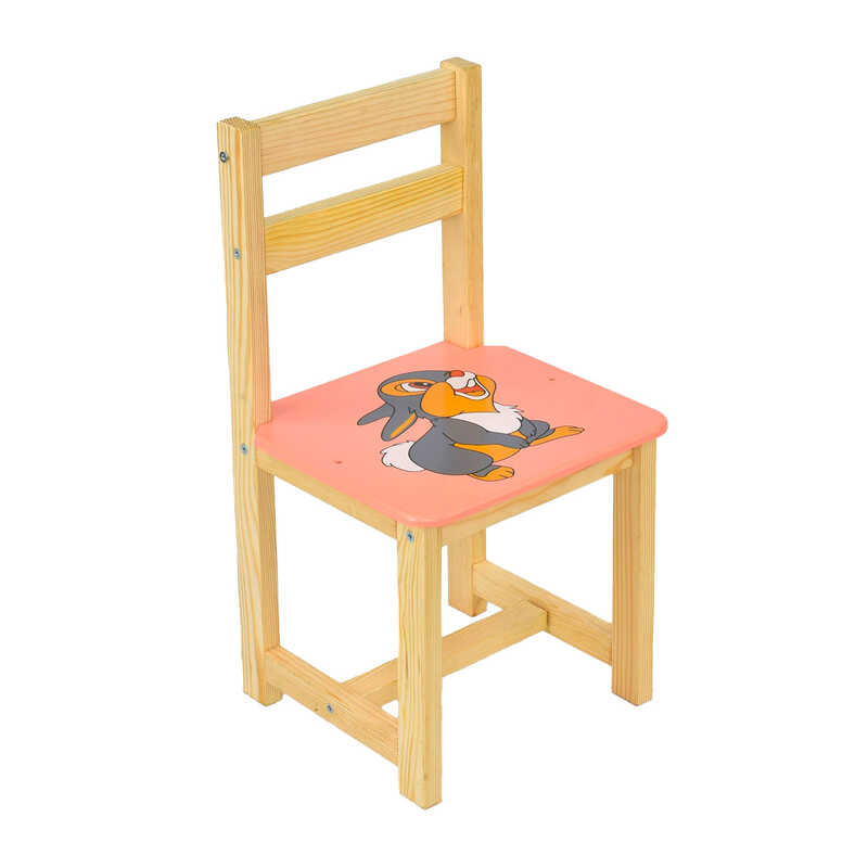 гр Стілець “Зайчик“ 4031 (1) колір рожевий, “Мася“