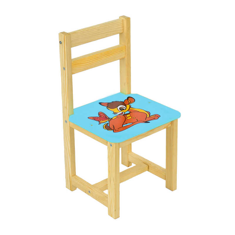 гр Стілець “Оленя Бембі“ 4023 (1) колір блакитний, ТМ “Мася“