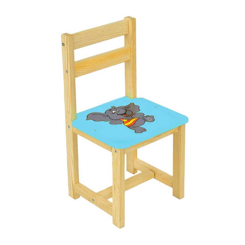 гр Стілець “Слоник“ 4022 (1) колір блакитний, ТМ “Мася“