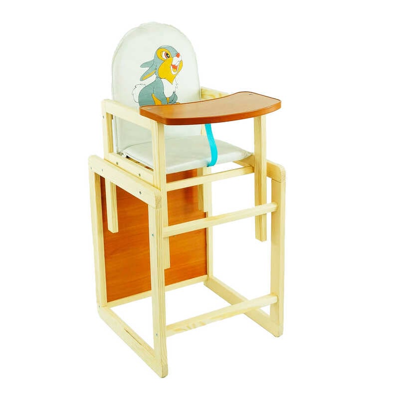 гр Стільчик / шкірзам / №2011 - “Сірий зайчик“ - колір БІЛИЙ (1) ТМ “Мася“