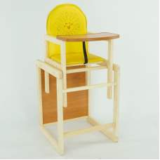 гр Стільчик / шкірзам / №202 - “Сонечко“ - колір ЖОВТИЙ (1) ТМ “Мася“