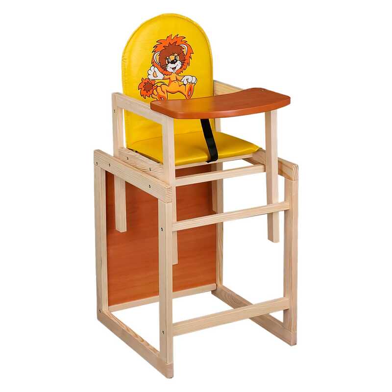 гр Стільчик / шкірзам / №2024 - “Лев“ - колір ЖОВТИЙ (1) ТМ “Мася“