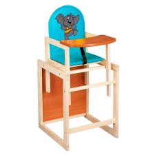 гр Стільчик / шкірзам / №2056 - “Слоник“ - колір БЛАКИТНИЙ (1) ТМ “Мася“