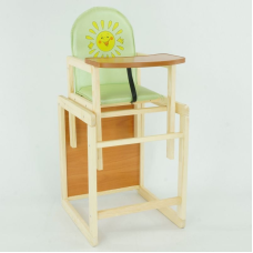 гр Стільчик / шкірзам / №2062 - “Сонечко“ - колір САЛАТОВИЙ (1) ТМ “Мася“