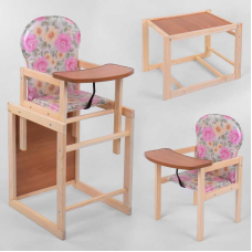 гр Стільчик великий №1211 “Троянди“ колір рожевий (1) ТМ “Мася“