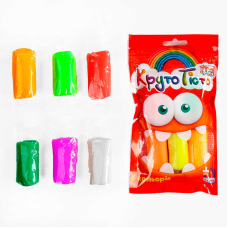 гр Тісто для ліплення “Круто Тісто“ 69007 (50) “4FUN Game club“, 6 кольорів, у пакеті 