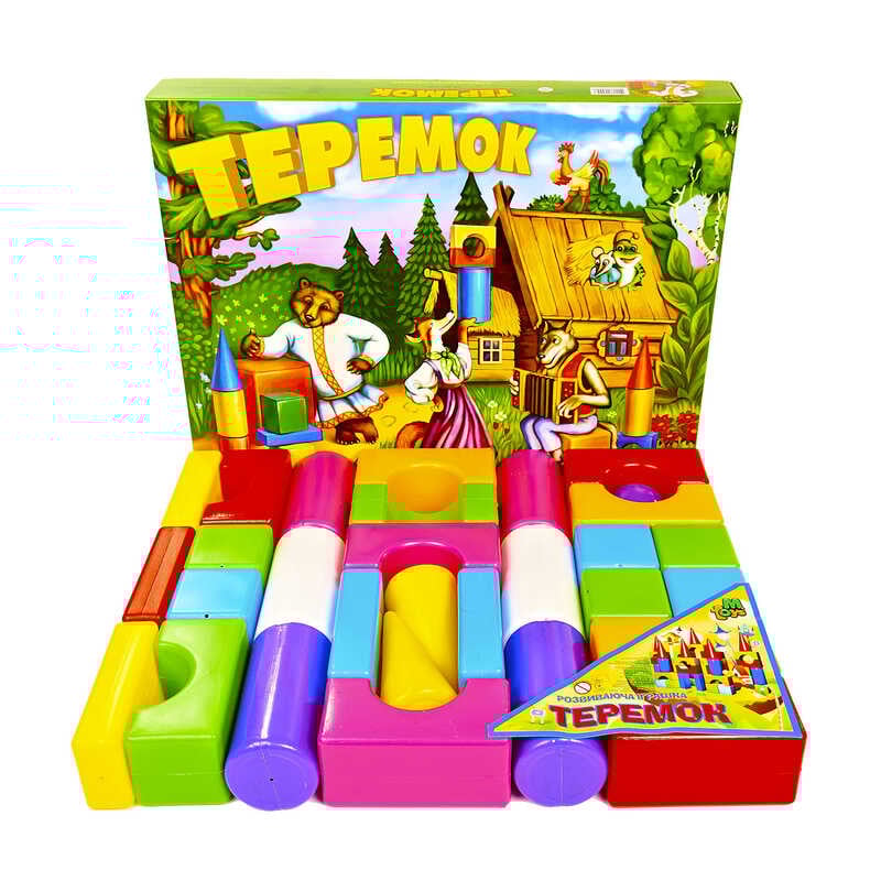 гр Теремок вел. 08082 (5) “M-TOYS“ 32 деталі, в коробці