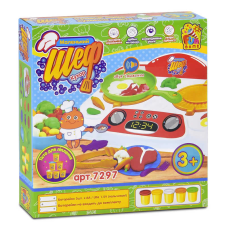 гр Тісто для ліплення “Маленький Шеф кухар“ 7297 (12) “4FUN Game Club“, звук, в коробці