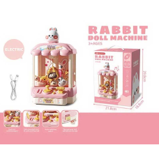 Ігровий автомат 668-121 (24) мелодія, звукові ефекти, підсвічування, працює від батарейок та від мережі, регулювання гучності, механічний важіль, USB-кабель, м“які іграшки, муляжі монет, в коробці