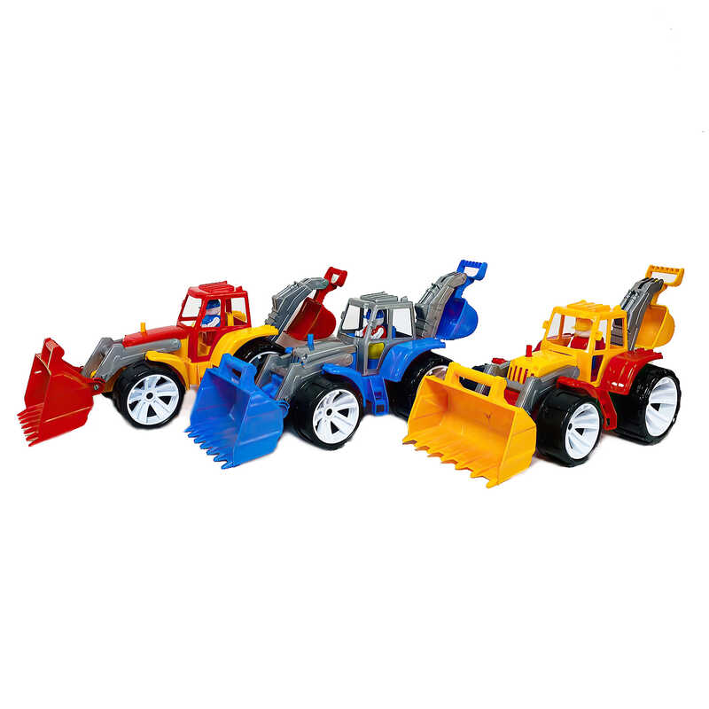 гр Трактор 2 ковша 007/8 кольоровий (8) “BAMSIC“