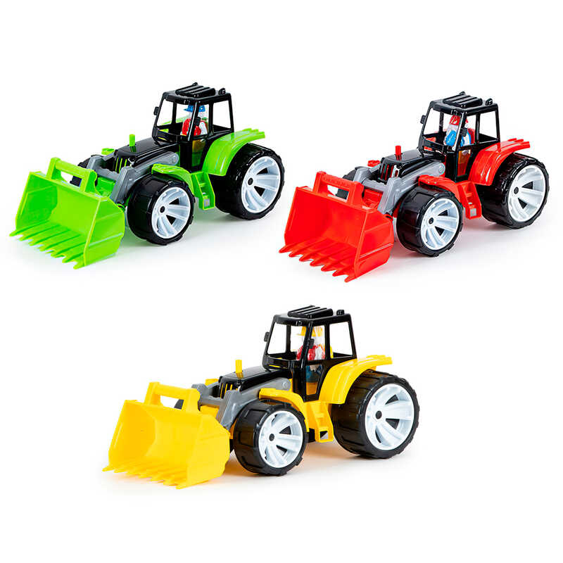 гр Трактор BAMS 1 ківш, чорна кабіна 007/16 (8) “BAMSIC“, ігрова фігурка гр Трактор BAMS 1 ківш, чорна кабіна 007/16 (8) “BAMSIC“, ігрова фігурка