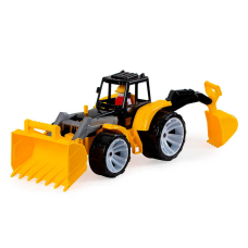 гр Трактор BAMS 2 ковші 007/17 чорна кабіна (8) “BAMSIC“, в сітці