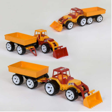 гр Трактор + ківш + причеп 007/2 (4) “BAMSIC“