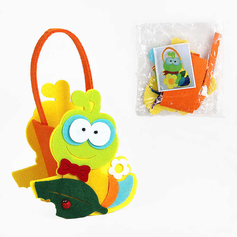 Аплікація з фетру С 22719 (300) деталі для кошика, в пакеті Аплікація з фетру С 22719 (300) деталі для кошика, в пакеті