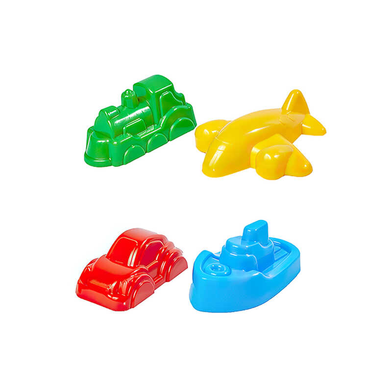 гр Формочка для піску 2797 (288) “Technok Toys“, “Транспорт“, 4 види, 10см