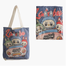 гр Шопер “Тваринка“ 75547 (1) герой, розмір - 37.5х43 см, довжина з ручками - 67 см, текстиль, в пакеті