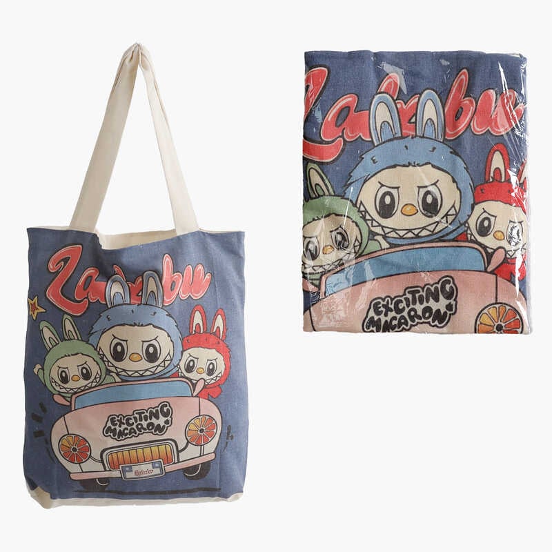 гр Шопер “Тваринка“ 75547 (1) герой, розмір - 37.5х43 см, довжина з ручками - 67 см, текстиль, в пакеті