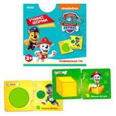 гр Щенячий патруль. Щенопазлики “Учимо форми“ ЛП241050У (40) “Ранок“, 12 двобічних пазлів, в коробці