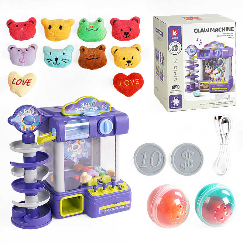 Ігровий автомат G 228 A Штрих = 98912 (6) світло, мелодії, іграшки, кульки, від батарейок/мережі, гра з кулькою, монетки, в коробці Ігровий автомат G 228 A Штрих = 98912 (6) світло, мелодії, іграшки, кульки, від батарейок/мережі, гра з кулькою, монетки, в коробці