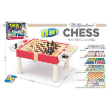 Гра “11в1“ 9801 A (36) 11 в 1, столик, шахи, шашки, нарди, гомоку, змійки та драбинки, лудо, ігрові елементи, в коробці