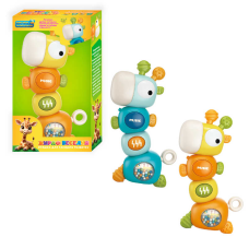 Гра “Жираф веселун“ 21622 (72/2) “WToys“, 2 кольори, ОЗВУЧУВАННЯ УКРАЇНСЬКОЮ МОВОЮ, 6 пісень, 6 мелодій, тріскачки, брязкальце, прорізувачі, в коробці