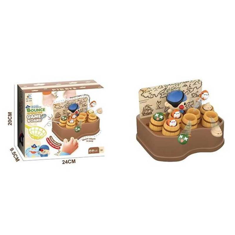 Гра 685-47 XY (36) “Пірати”, на батарейках, музика, автоматичний та механічний принцип роботи, сачки, фігурки, наліпки, в коробці 