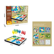 Гра 9в1 2009 H (36) магнітна дошка, 9 ігор, в коробці