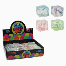 Гра антистрес C 68820 (24) ЦІНА ЗА 12 ШТУК В БЛОЦІ, “Кубик“, розмір 5х5х5 см, гелеве наповнення, блискітки, в коробці