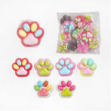 Антистрес-сквіш C 70620 (50) ЦІНА ЗА 12 ШТУК В УПАКОВЦІ, “Лапка“, в пакеті