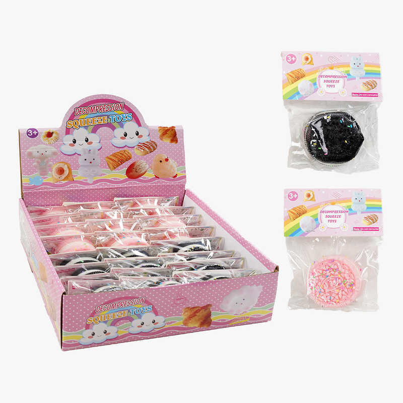 Гра антистрес C 70647 (16) ЦІНА ЗА 24 ШТУКИ В БЛОЦІ, “Печиво“, посипка, в коробці