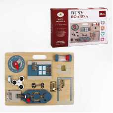 Бізіборд C 61701 (10) рухомі елементи, спінер, в коробці 