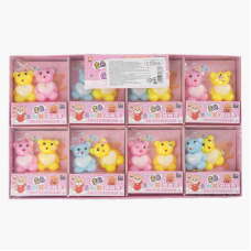 Гра антистрес C 70666 (40) ЦІНА ЗА 24 ШТУКИ В БЛОЦІ, “Ведмедики“, блискітки, в коробці