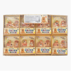 Гра антистрес C 70677 (40) ЦІНА ЗА 24 ШТУКИ В БЛОЦІ, “Ведмедики“, прозорі кубики, в коробці