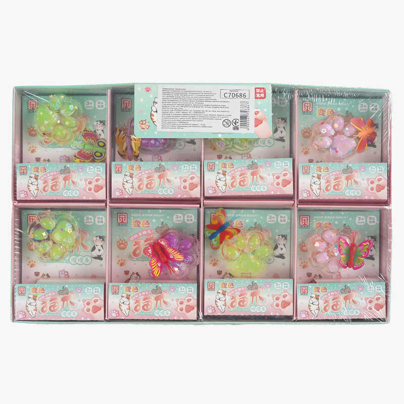 Гра антистрес C 70686 (40) ЦІНА ЗА 24 ШТУК В БЛОЦІ, “Лапка”, в коробці Гра антистрес C 70686 (40) ЦІНА ЗА 24 ШТУК В БЛОЦІ, “Лапка”, в коробці