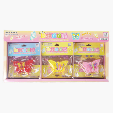 Гра антистрес C 70699 (24) ЦІНА ЗА 12 ШТУК В БЛОЦІ, “Метелики“, намистинки, блискітки, в коробці