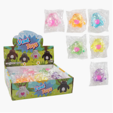 Гра антистрес C 70785 (24) ЦІНА ЗА 12 ШТУК В БЛОЦІ, “Ведмедик“, висота 7.5см, глітер, в коробці