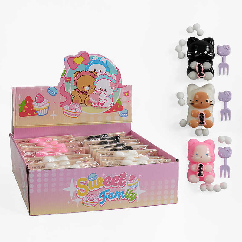 Гра антистрес C 70863 (24) ЦІНА ЗА 16 ШТУК В БЛОЦІ, “Котик”, в коробці