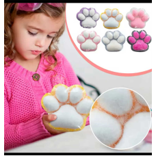 Гра антистрес C 70865 (16) ЦІНА ЗА 10  ШТУК В БЛОЦІ, “Волохата лапка“, м`які кульки, 10.5х10.5 см, в коробці