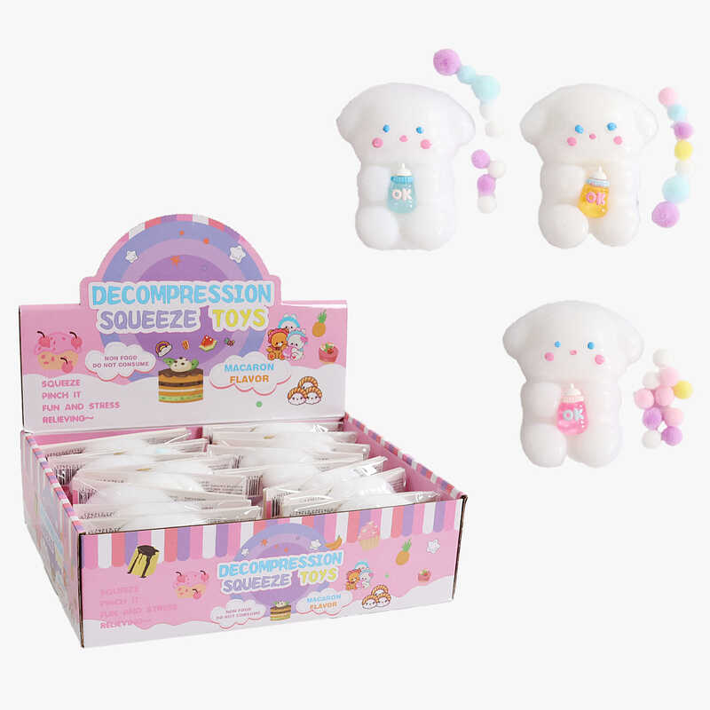 Гра антистрес C 70866 (24) ЦІНА ЗА 16 ШТУК В БЛОЦІ, “Тваринка з пляшечкою“, в коробці