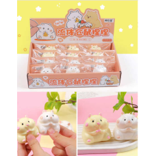 Гра антистрес C 70985 (24) ЦІНА ЗА 12 ШТУК В БЛОЦІ, “Хом“як“, розмір - 5х5 см, в коробці