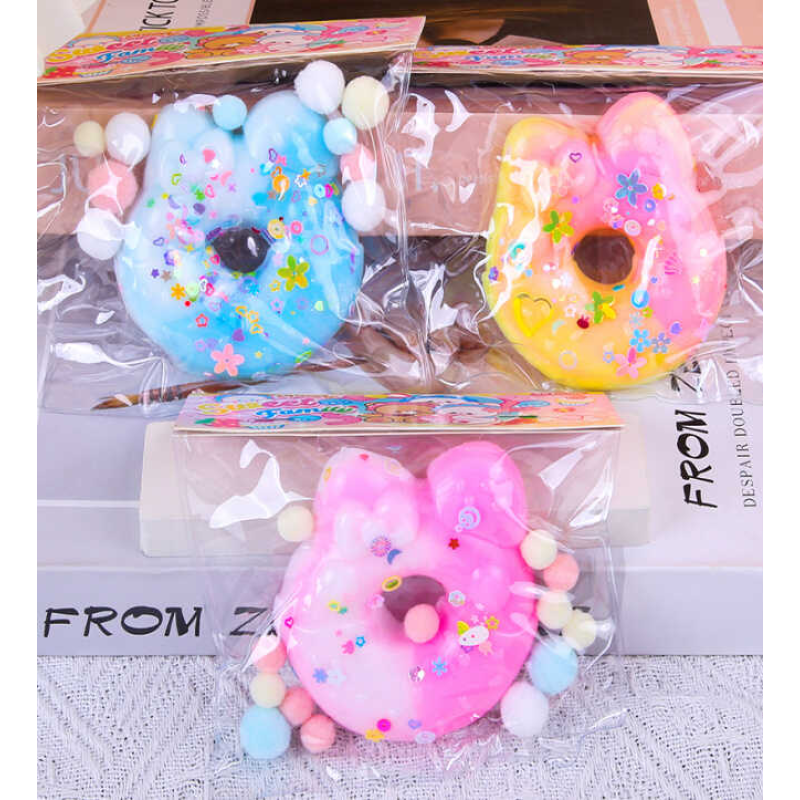 Гра антистрес C 71218 (24) ЦІНА ЗА 16 ШТУК В БЛОЦІ, м’які кульки, блискітки, в коробці