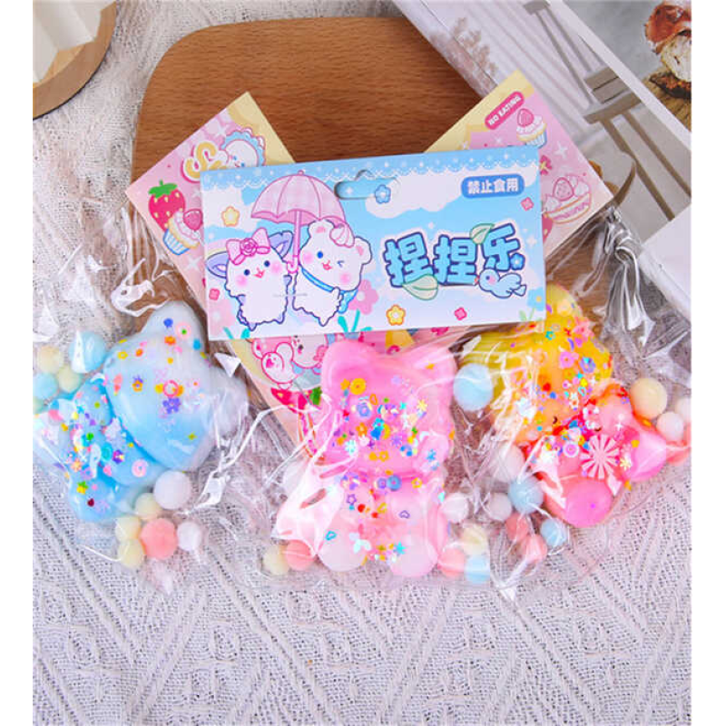 Гра антистрес C 71220 (24) ЦІНА ЗА 14 ШТУК В БЛОЦІ, герой, висота 8 см, блискітки, м“які кульки, градієнт, в коробці